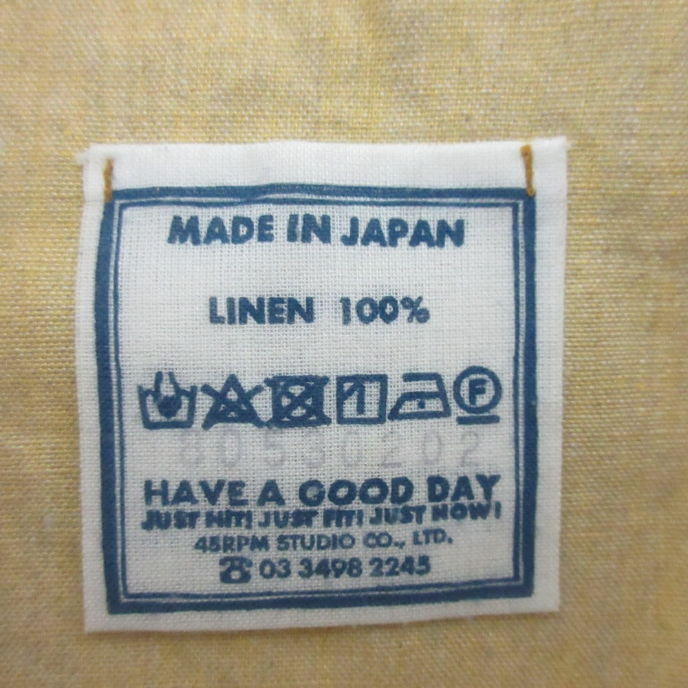 フォーティファイブアール リネンTシャツ