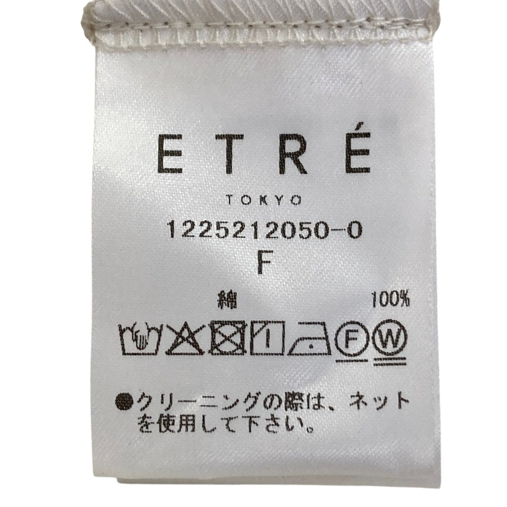 エトレトウキョウ コットンクルーネックスウェットシャツ