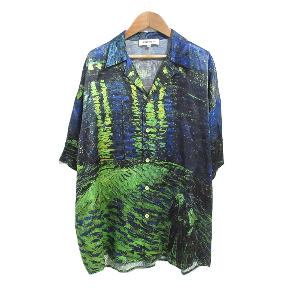 エンフォルド GOGH starry night shirt 半袖シャツ