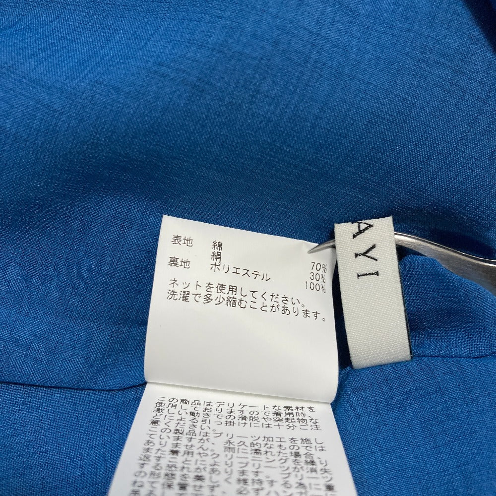 アナイ シルクコットンプリーツワンピース