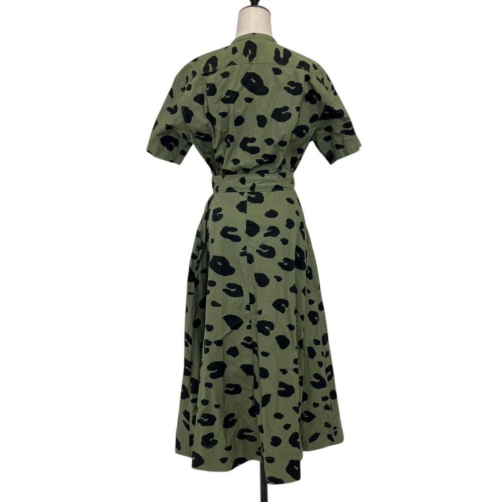 セオリー LEOPARD POPLIN シャツワンピース