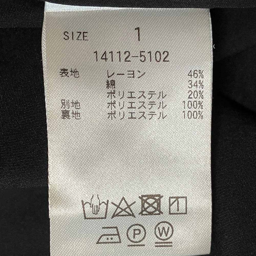 クラネ LOOP LINE CHECK WIDE RIBBON ワンピース