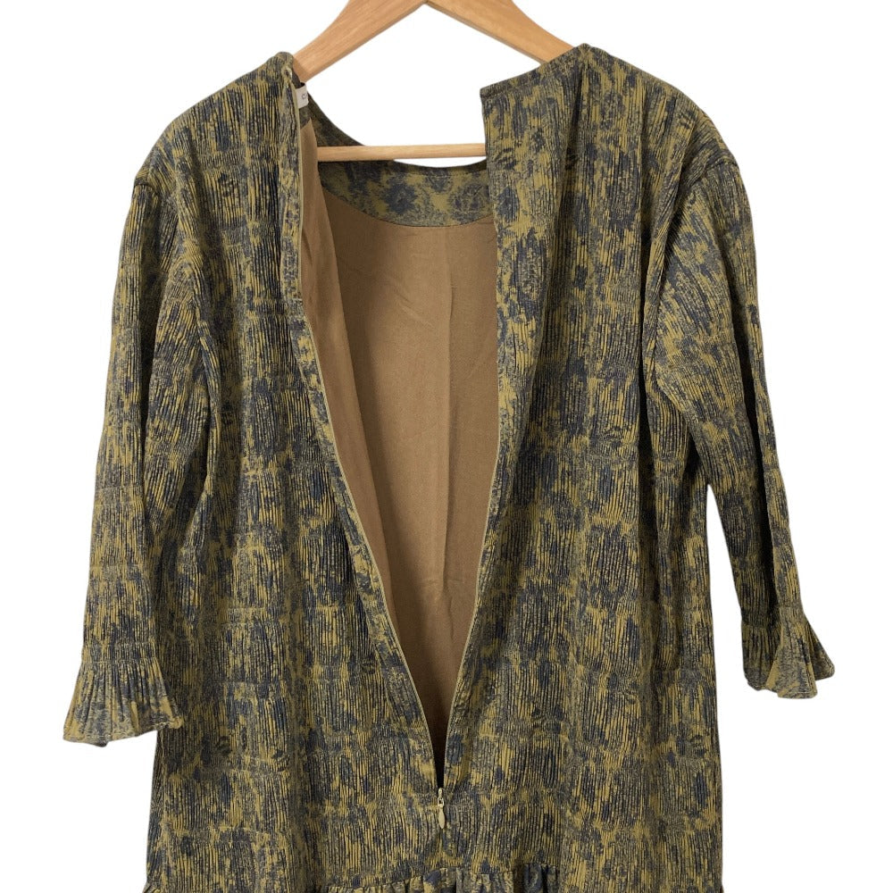 クラネ CHINTZ FLOWER PLEAT ロングワンピース