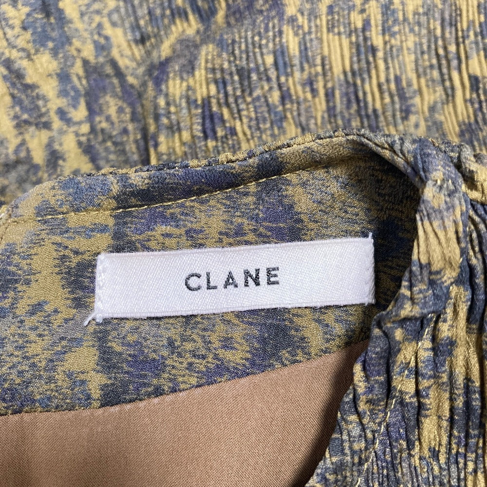 クラネ CHINTZ FLOWER PLEAT ロングワンピース