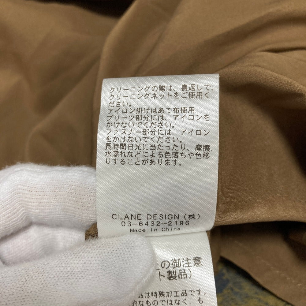 クラネ CHINTZ FLOWER PLEAT ロングワンピース