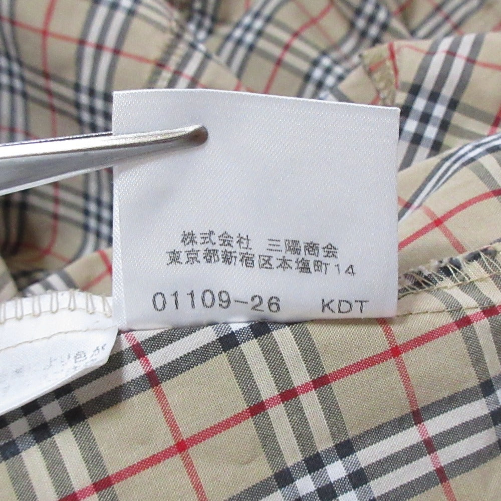 バーバリーブルーレーベル コットン七分袖シャツ