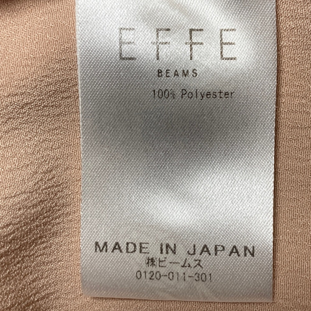 エッフェビームス ハンマーサテンドレスブラウス