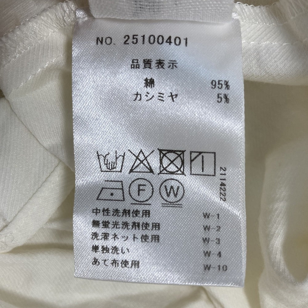 群言堂 カシミヤブレンドフリルブラウス