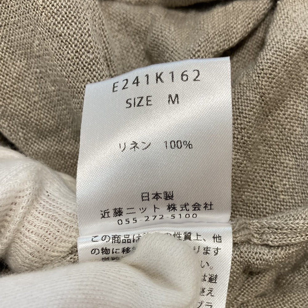 エヴァムエヴァ リネンニットローブベスト