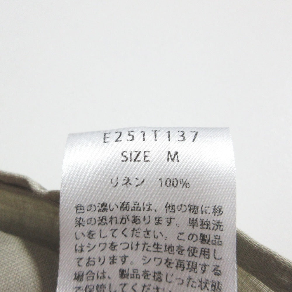 エヴァムエヴァ リネンノースリーブチュニック
