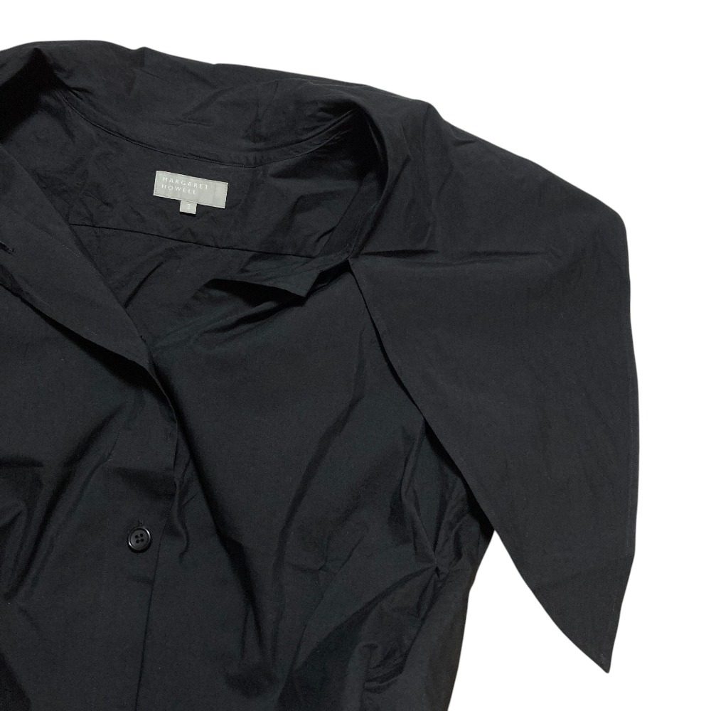マーガレットハウエル COTTON SILK POPLIN ノースリーブワンピース