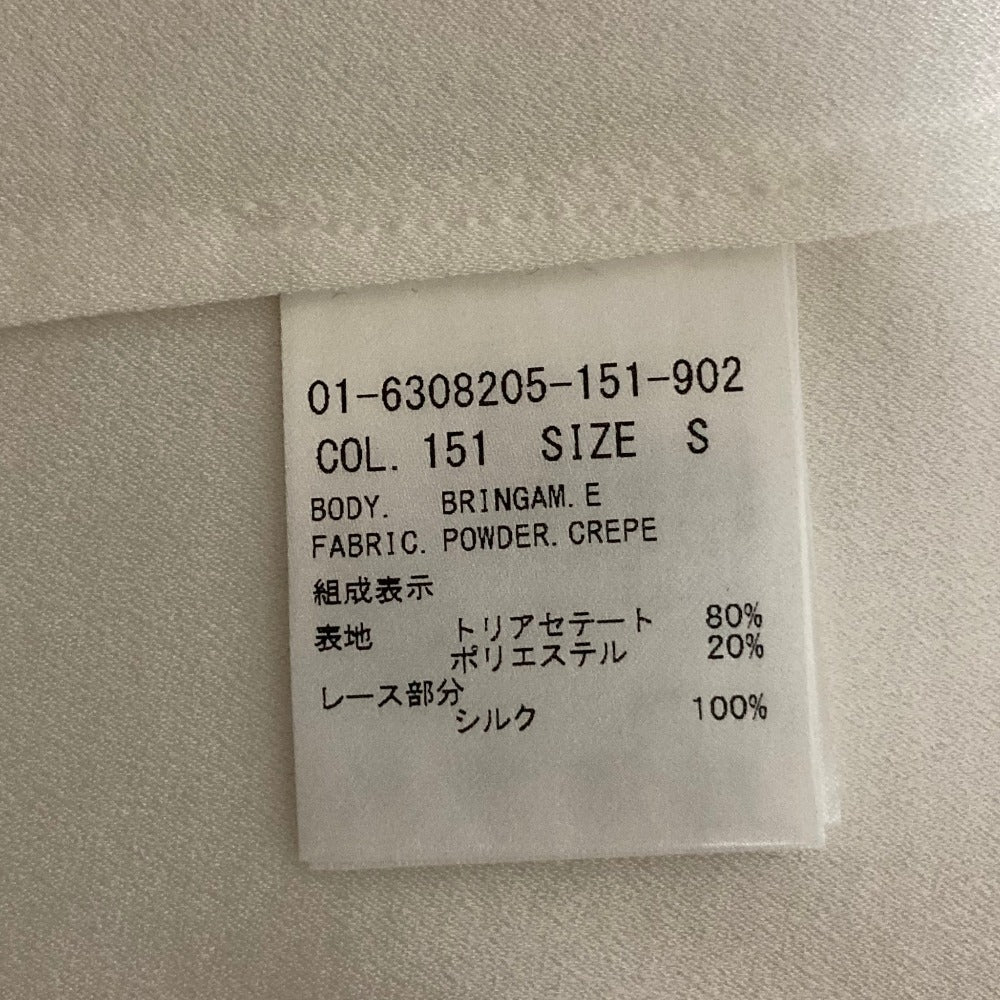 セオリー POWDEER CREPE レースノースリーブトップス