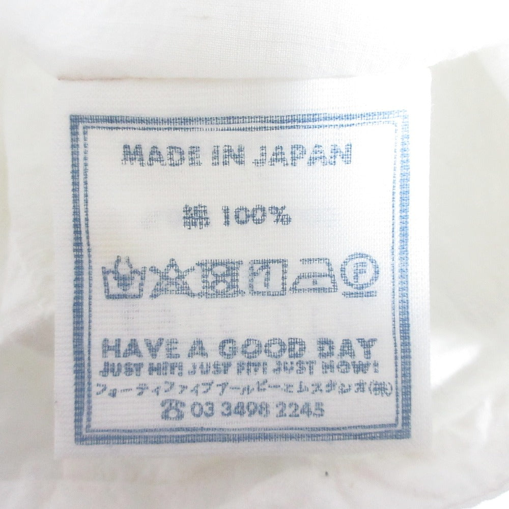 フォーティファイブアール インドカディレースフリルブラウス