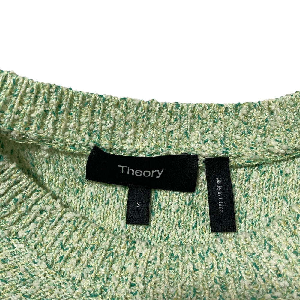 セオリー CROP TEE TWEED 半袖ニット