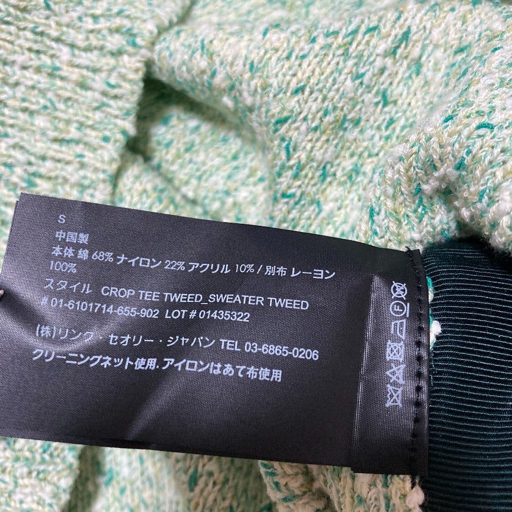 セオリー CROP TEE TWEED 半袖ニット