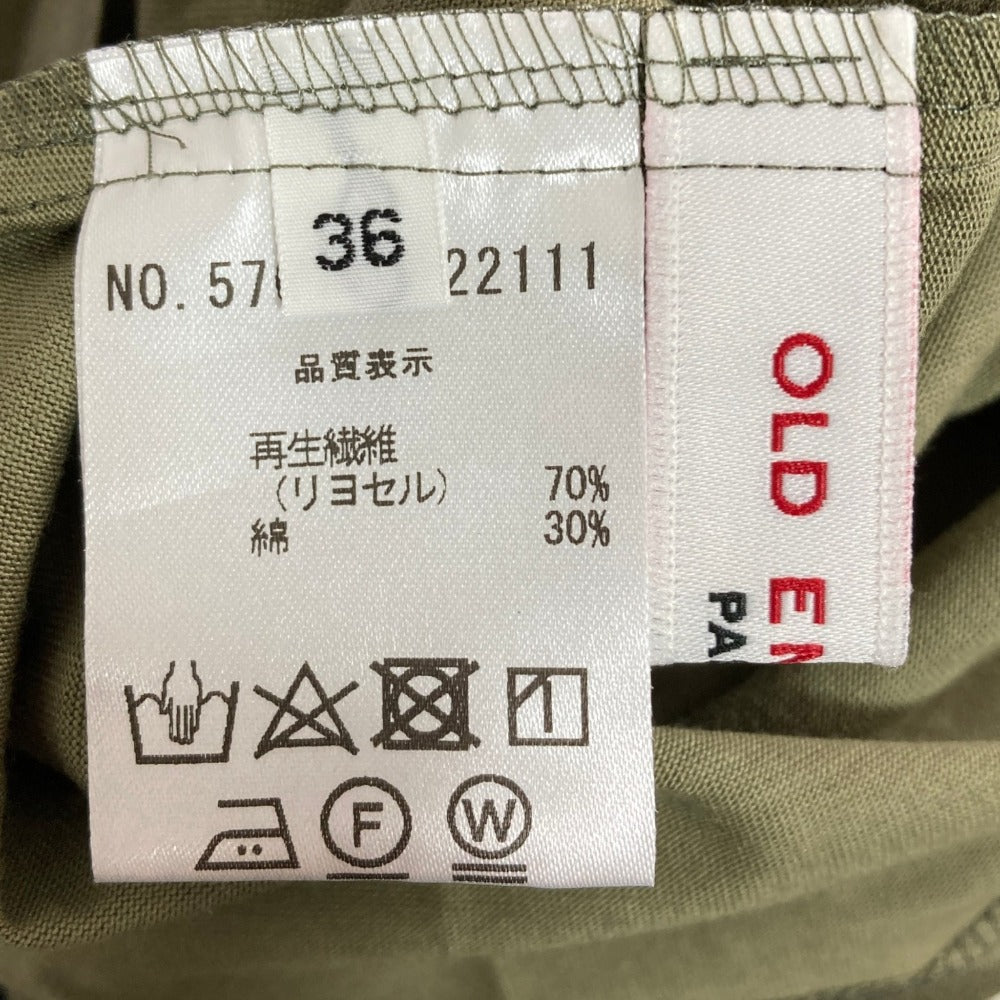 オールドイングランド ギャザーネックノースリーブカットソー