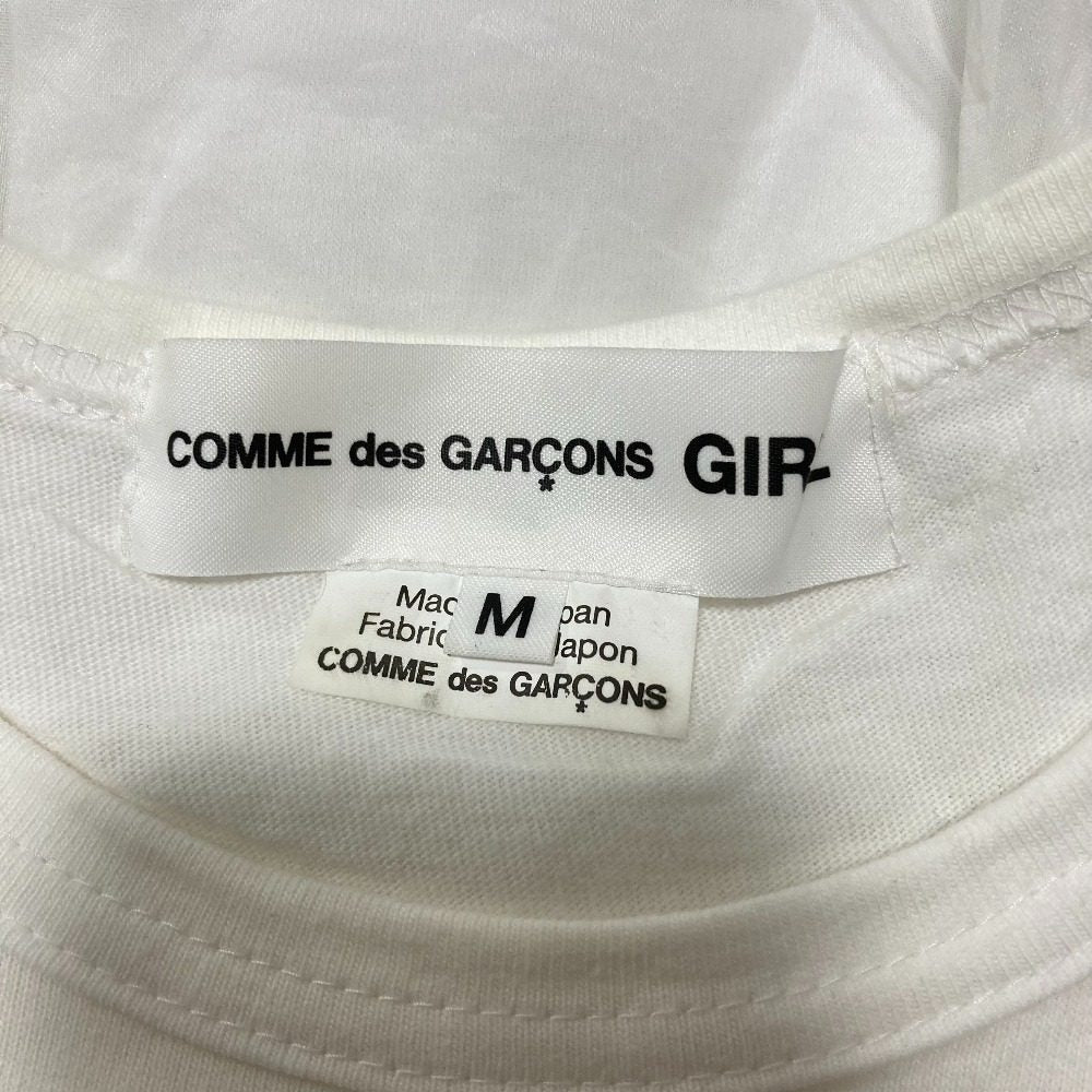 コムデギャルソンガール オーガンジードッキングTシャツ