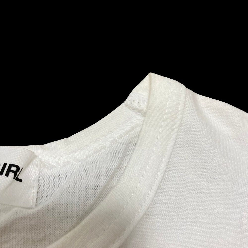 コムデギャルソンガール オーガンジードッキングTシャツ