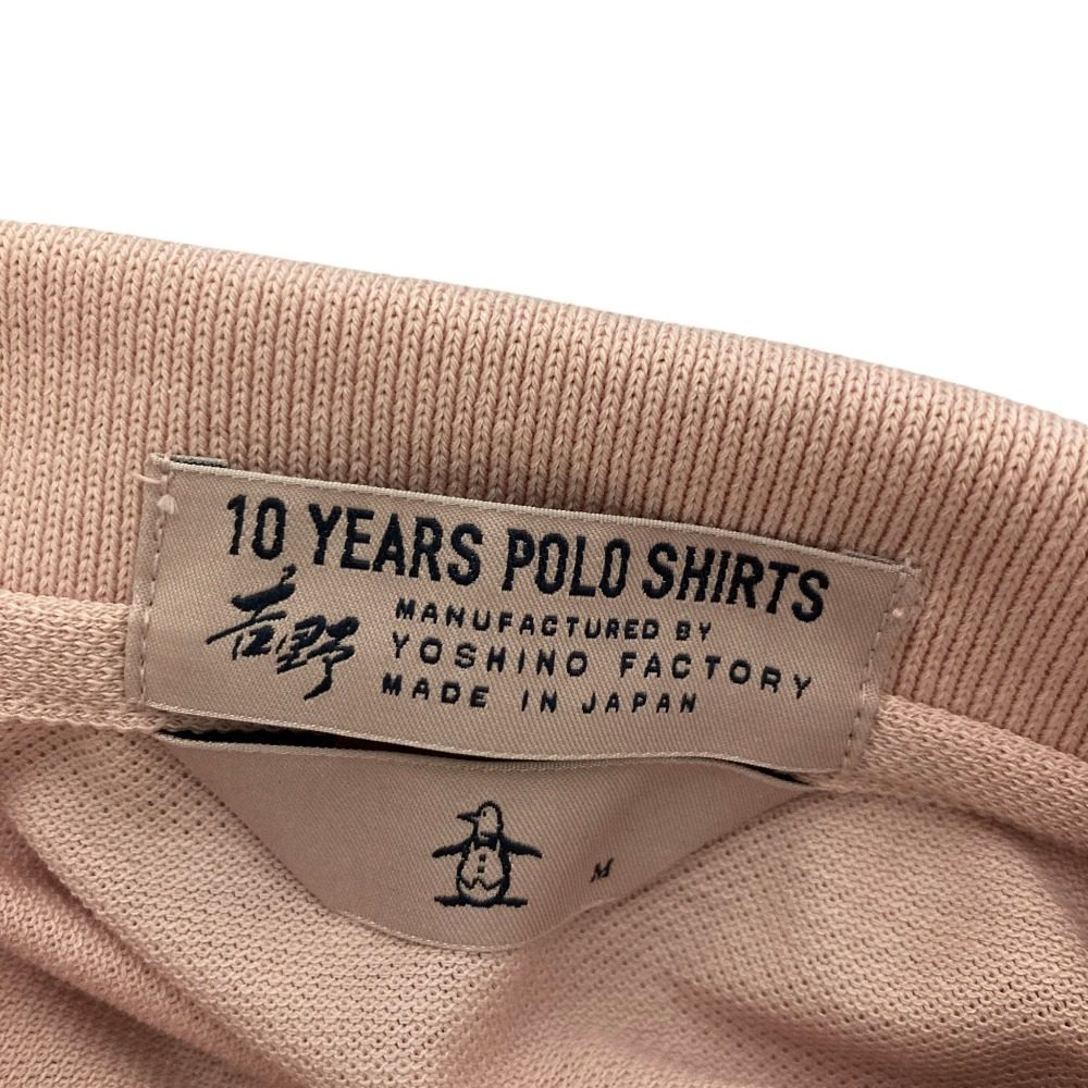 マンシングウェア 10 YEARS POLO SHIRTS コットンポロシャツ