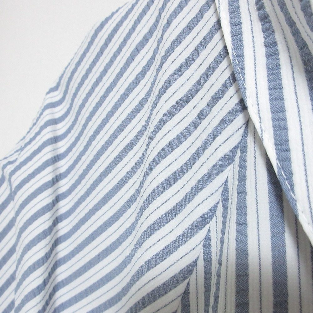 ハーリップトゥ Volume Sleeve Stripe ワンピース
