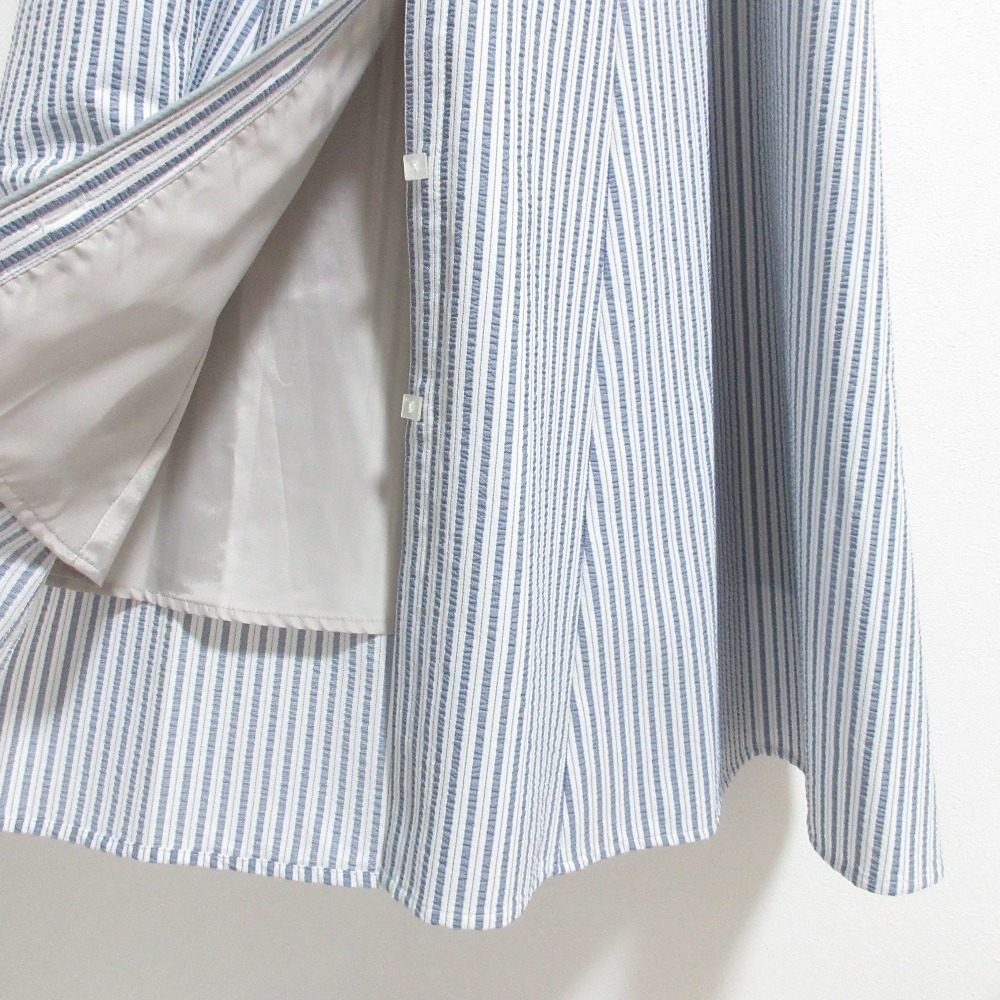 ハーリップトゥ Volume Sleeve Stripe ワンピース