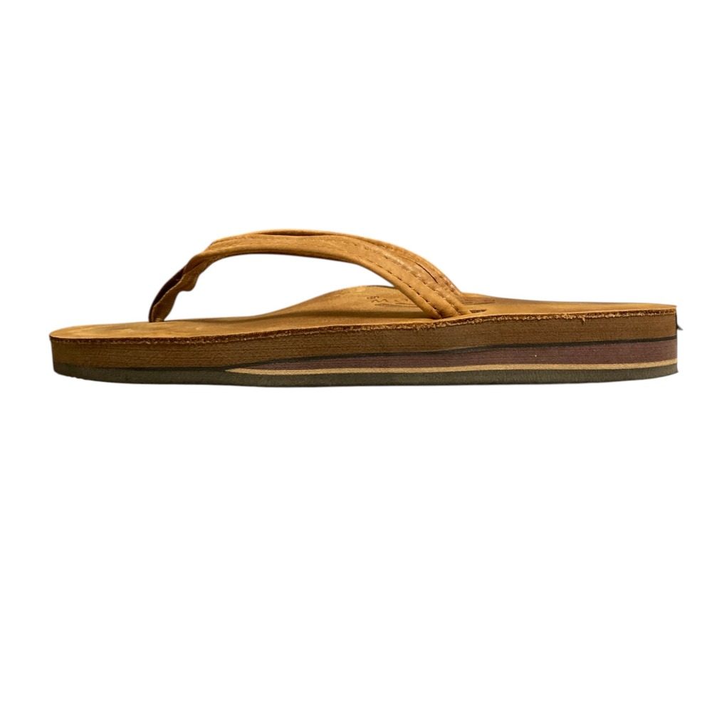 レインボーサンダル ダブルレイヤーレザーサンダル