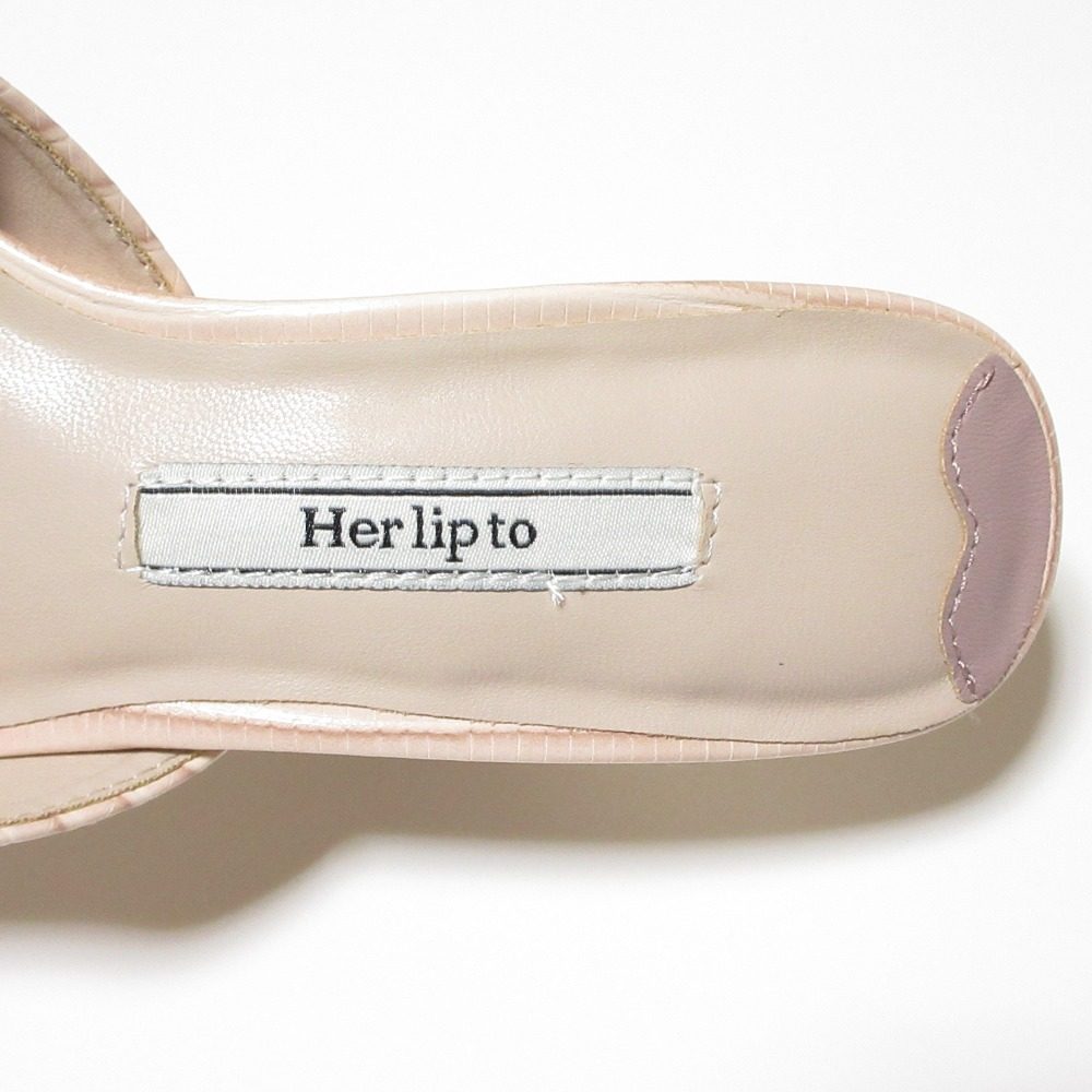 ハーリップトゥ Square Toe Mules サンダル