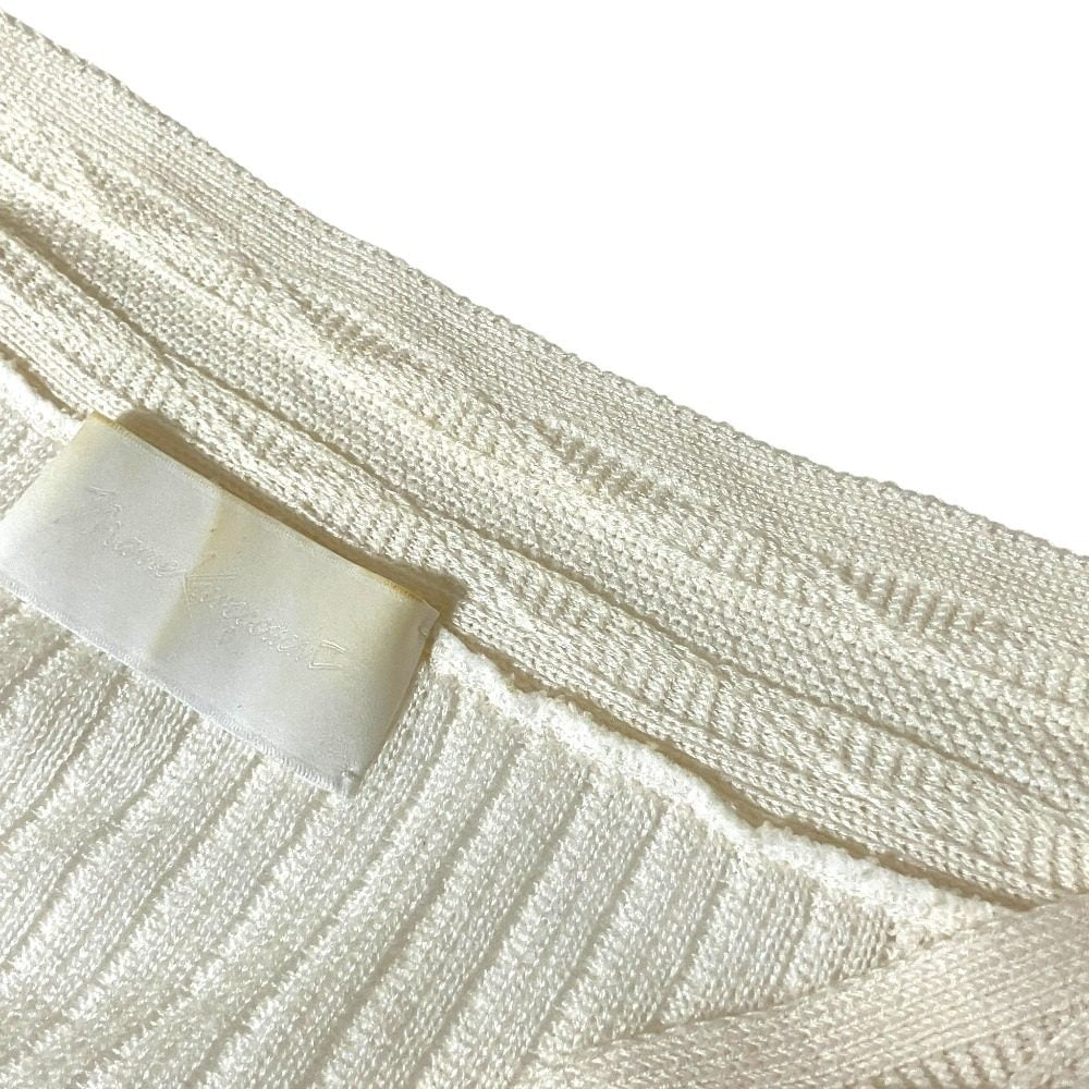マメクロゴウチ Sash Jacquard ニットプルオーバー