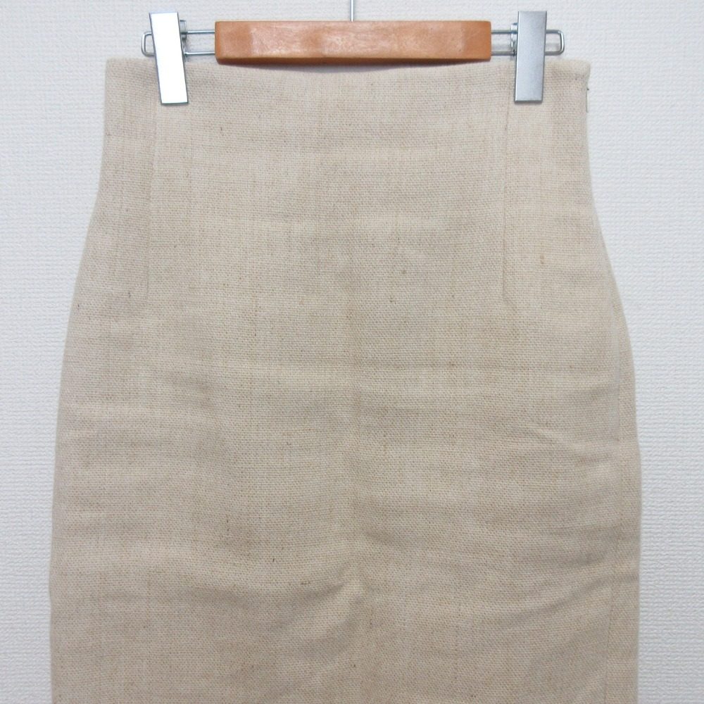 マディソンブルー JUTE ハイウエスト リネンタイトスカート