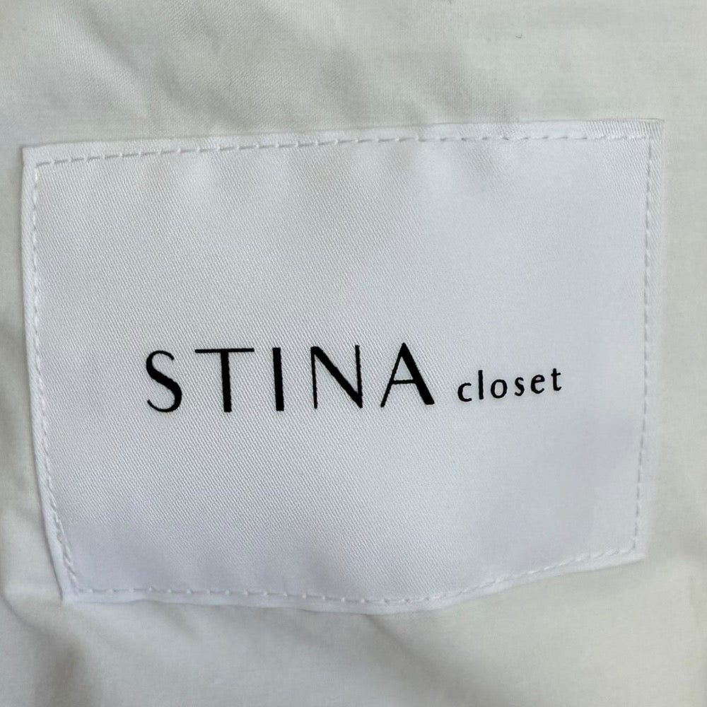STINA クローゼット フレア ドレス コットン ドレス