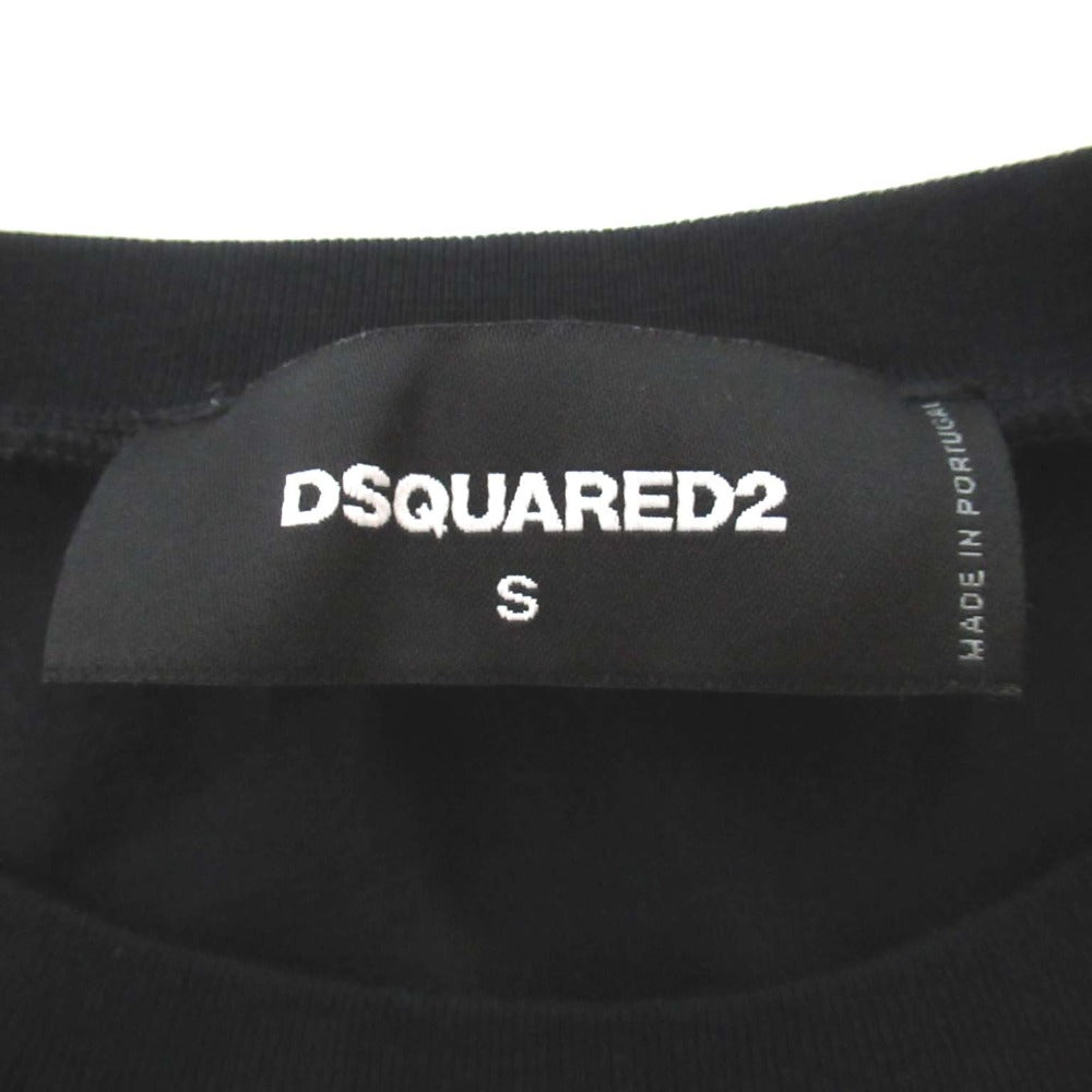 DSQUARED2 RENNY FIT レターロゴプリント コットンTシャツ
