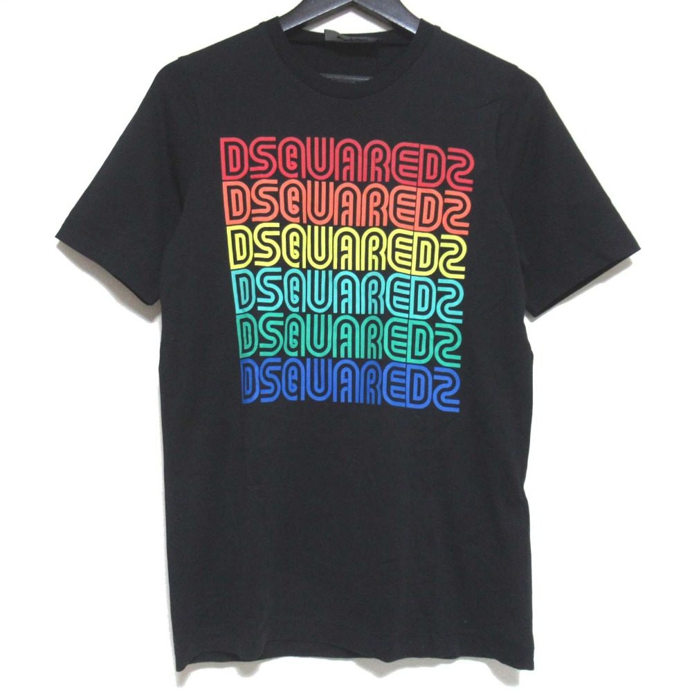 DSQUARED2 RENNY FIT レターロゴプリント コットンTシャツ