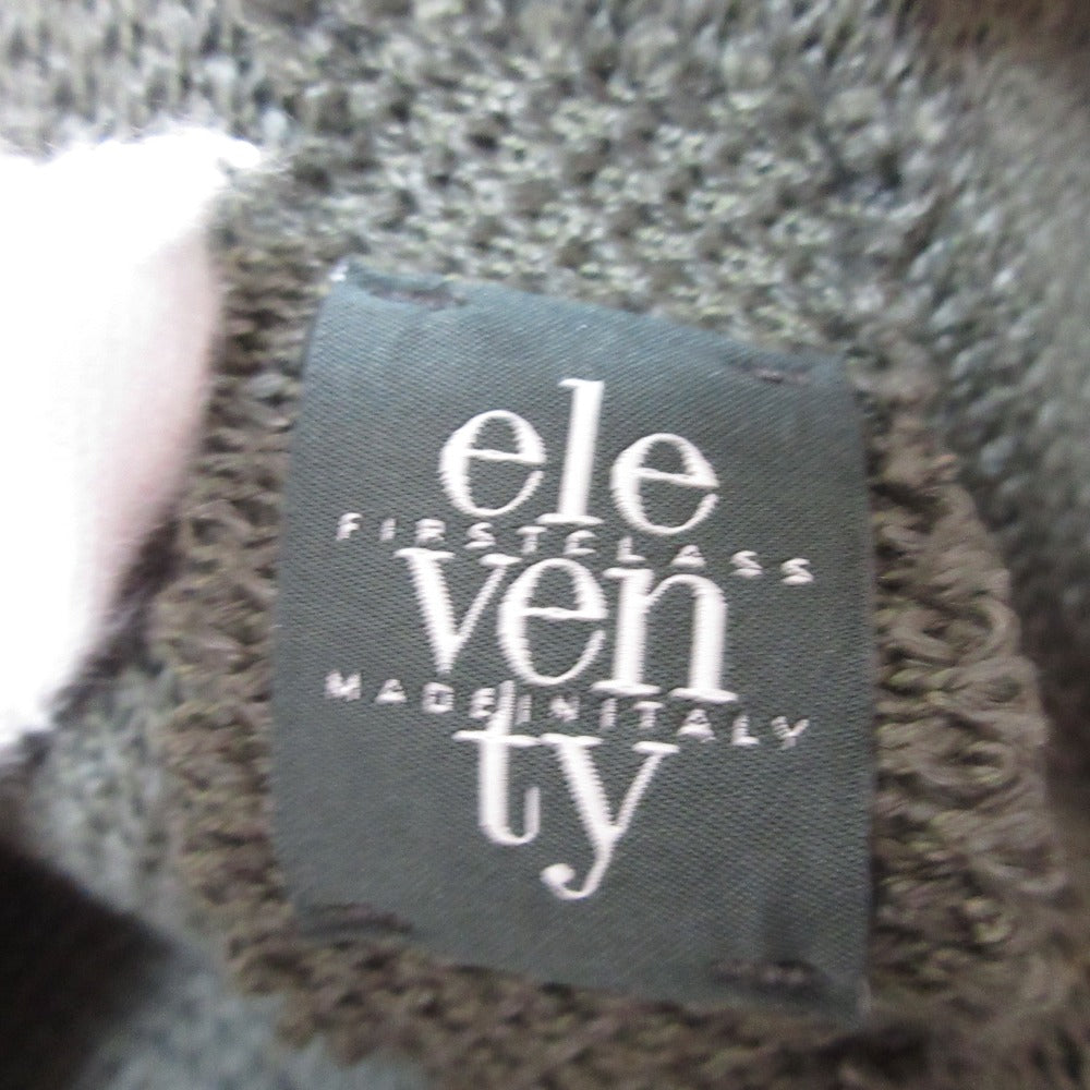 eleventy シングルブレスト リネンコットン ジャケット