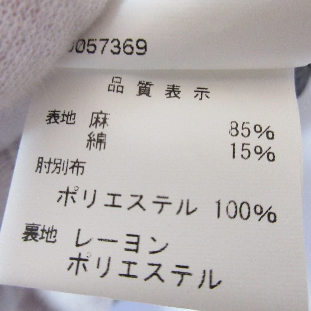 eleventy シングルブレスト リネンコットン ジャケット