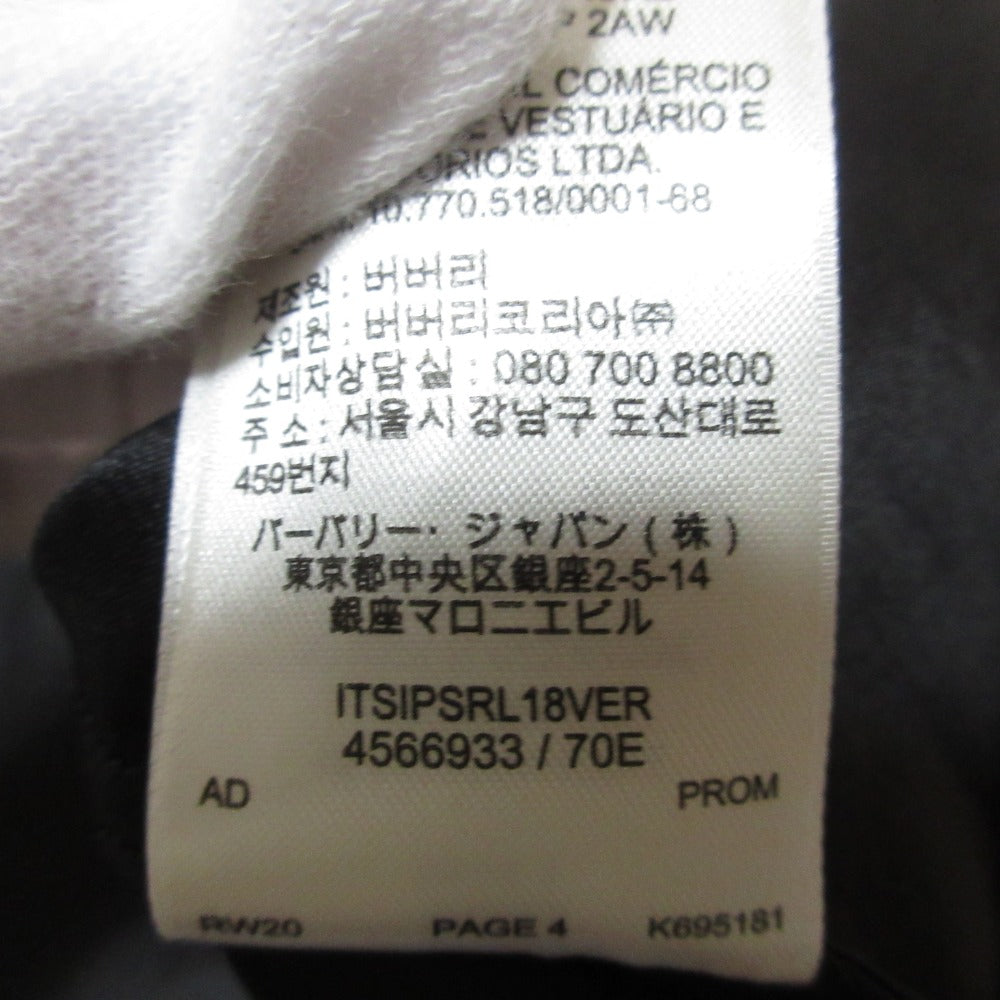 バーバリー ハーフジップロゴボーリングシャツ