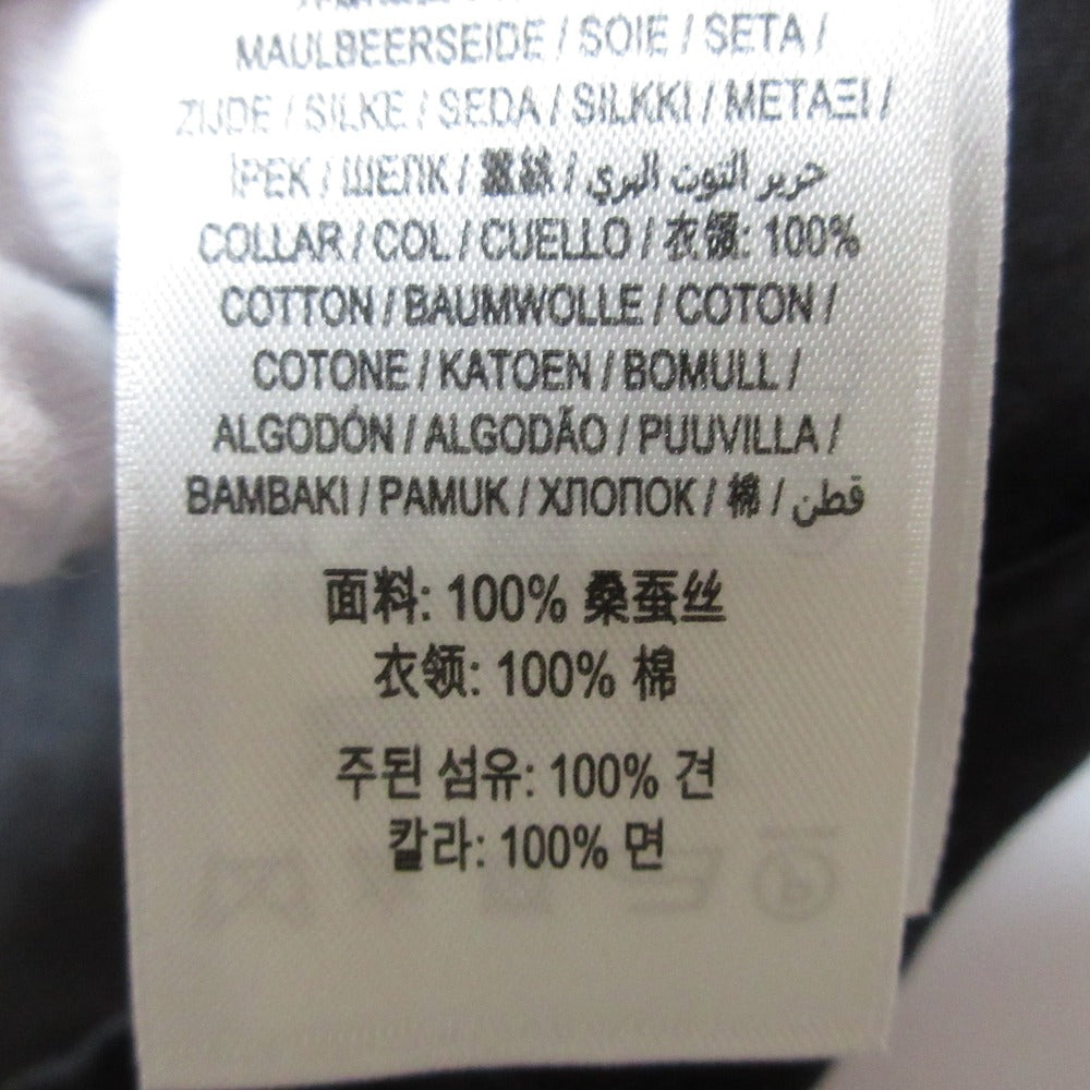 バーバリー ハーフジップロゴボーリングシャツ