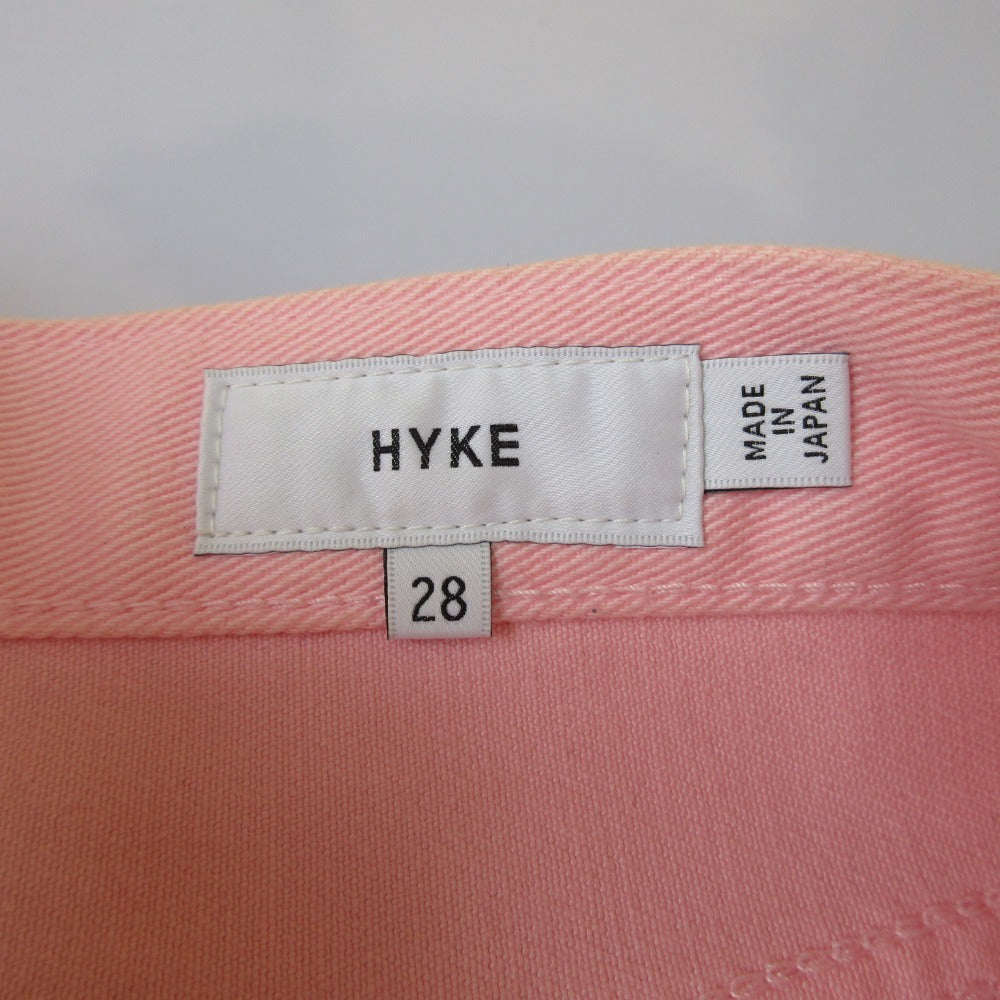 HYKE カットオフ デニム パンツ