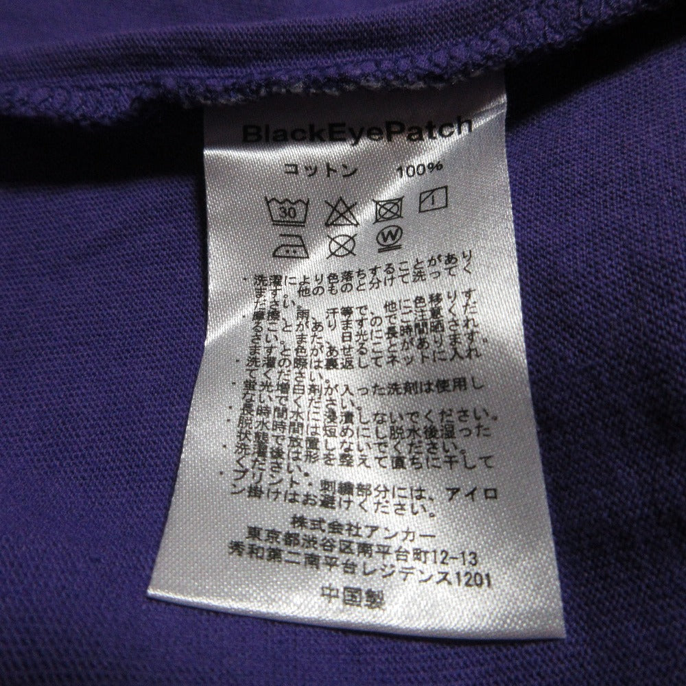 ブラックアイパッチ Burning OG Label コットン Tシャツ