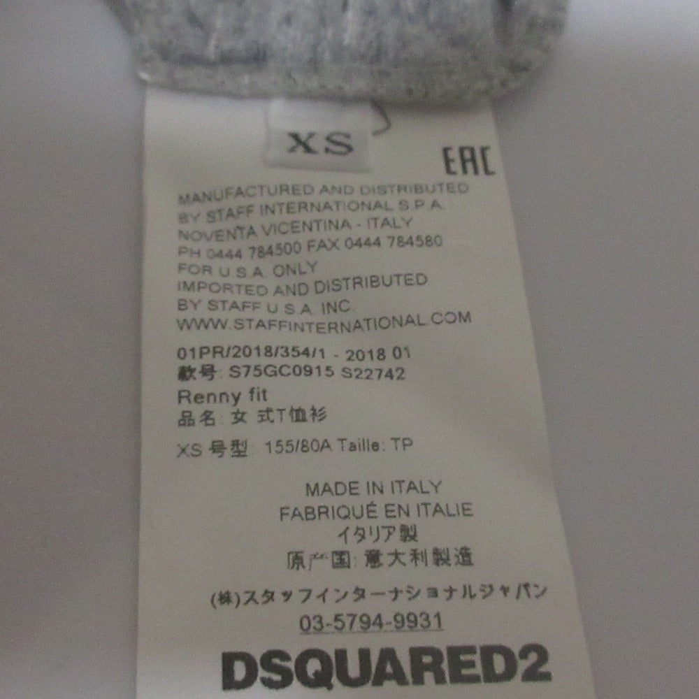 DSQUARED2 プリントコットンTシャツ
