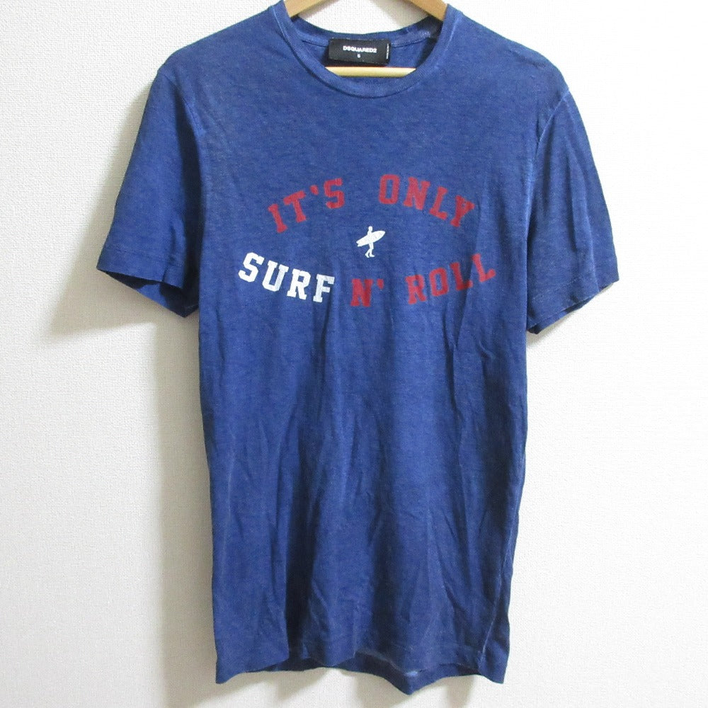 ディースクエアード リネンブレンドTシャツ