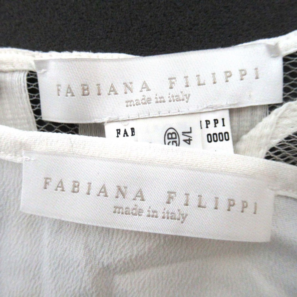 FABIANA FILIPPI ストライプ メッシュ プルオーバー