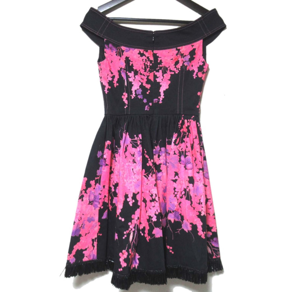 Blumarine フラワー ノースリーブ ドレス