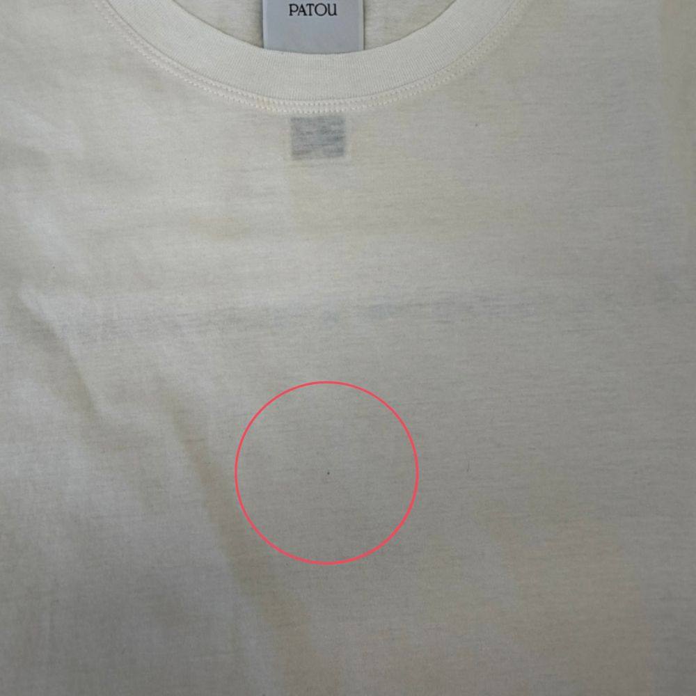 Patou EMBROIDERED COLLAR TEE SHIRT コットン Tシャツ