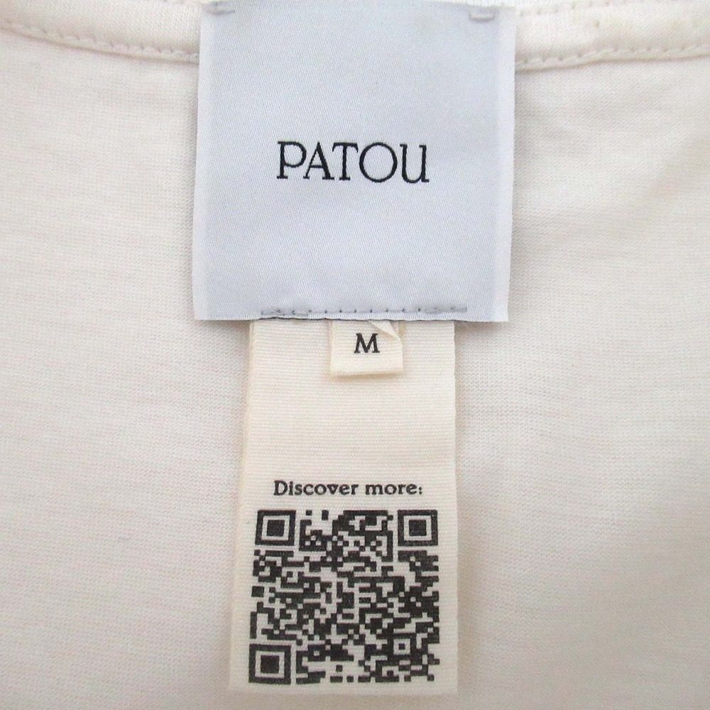 Patou EMBROIDERED COLLAR TEE SHIRT コットン Tシャツ