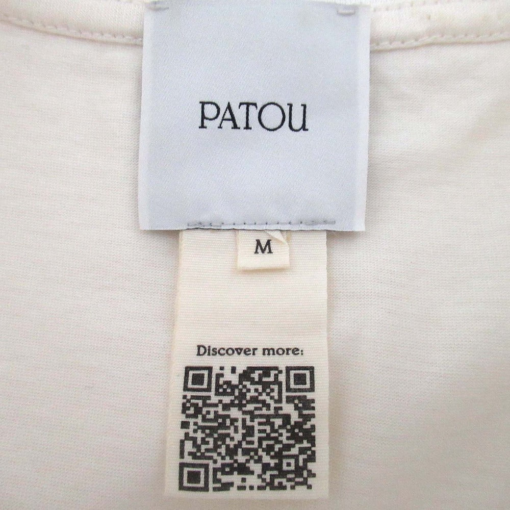 Patou EMBROIDERED COLLAR TEE SHIRT コットン Tシャツ