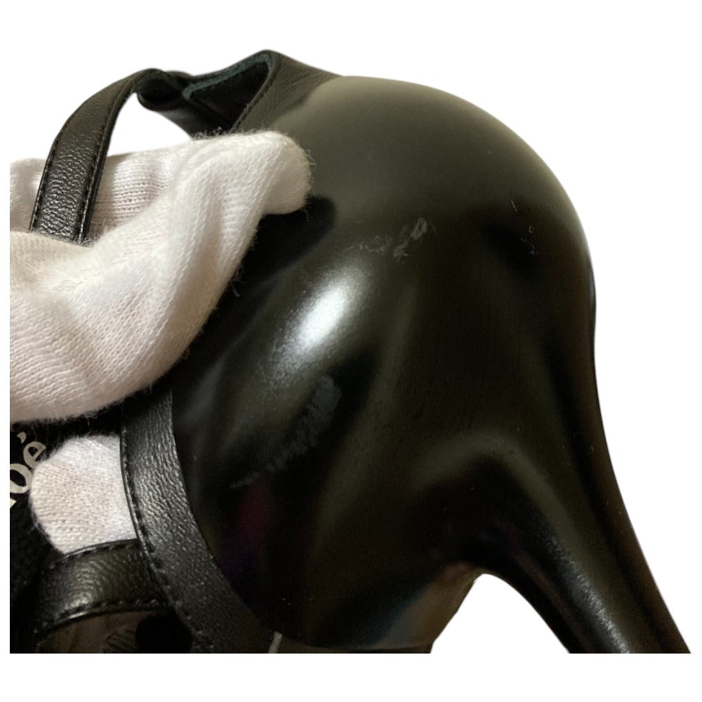 クロエ ロゴ レザーサンダル