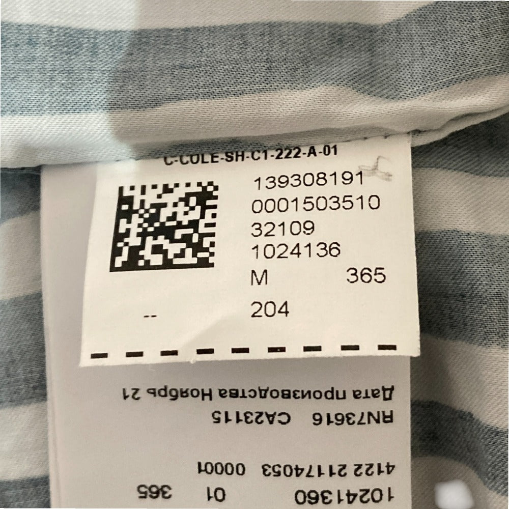 ボス ストライプ コットン半袖シャツ