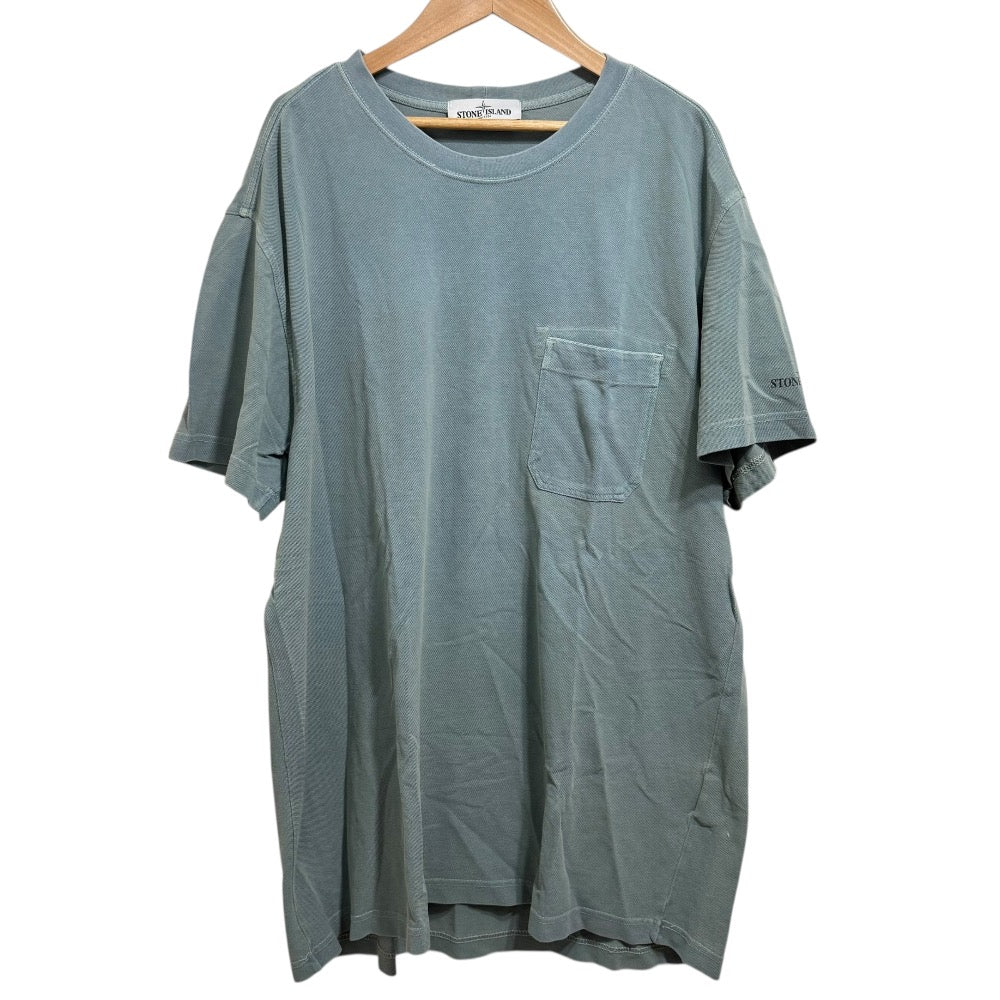 STONE ISLAND 鹿の子コットンTシャツ