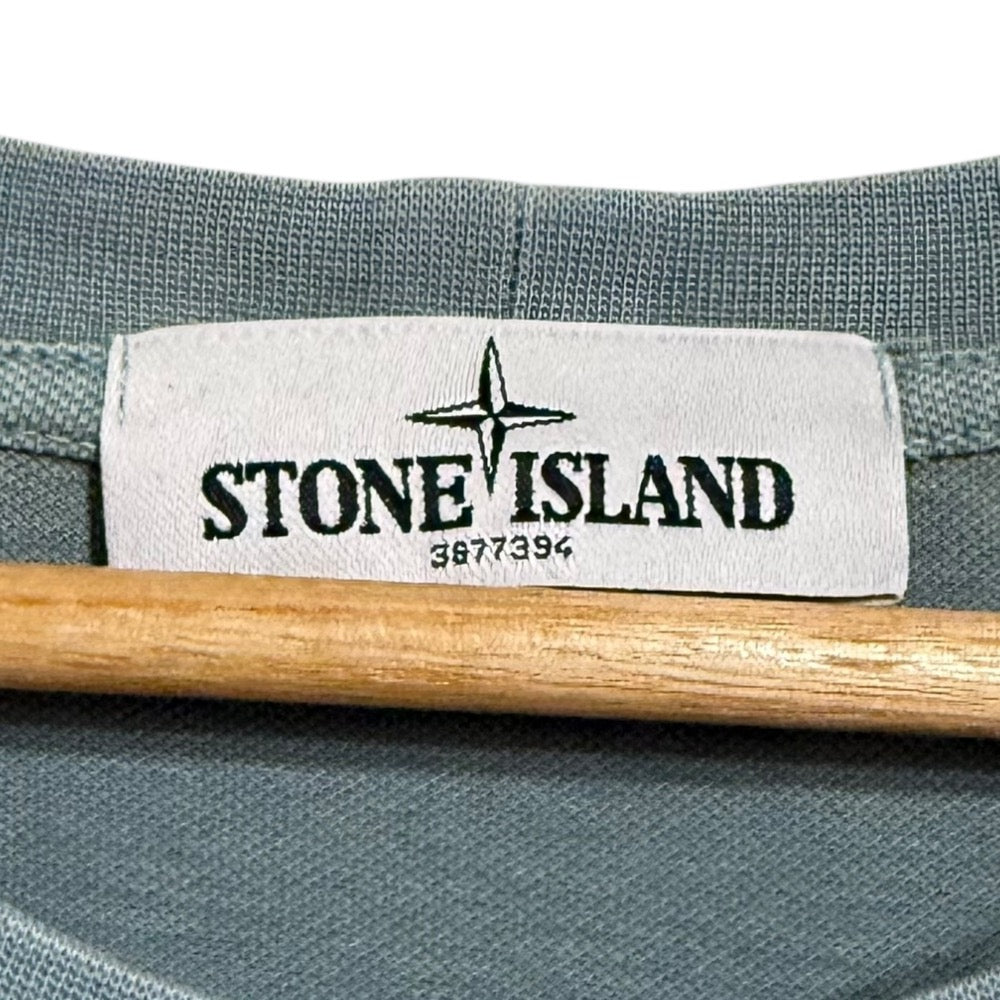 STONE ISLAND 鹿の子コットンTシャツ