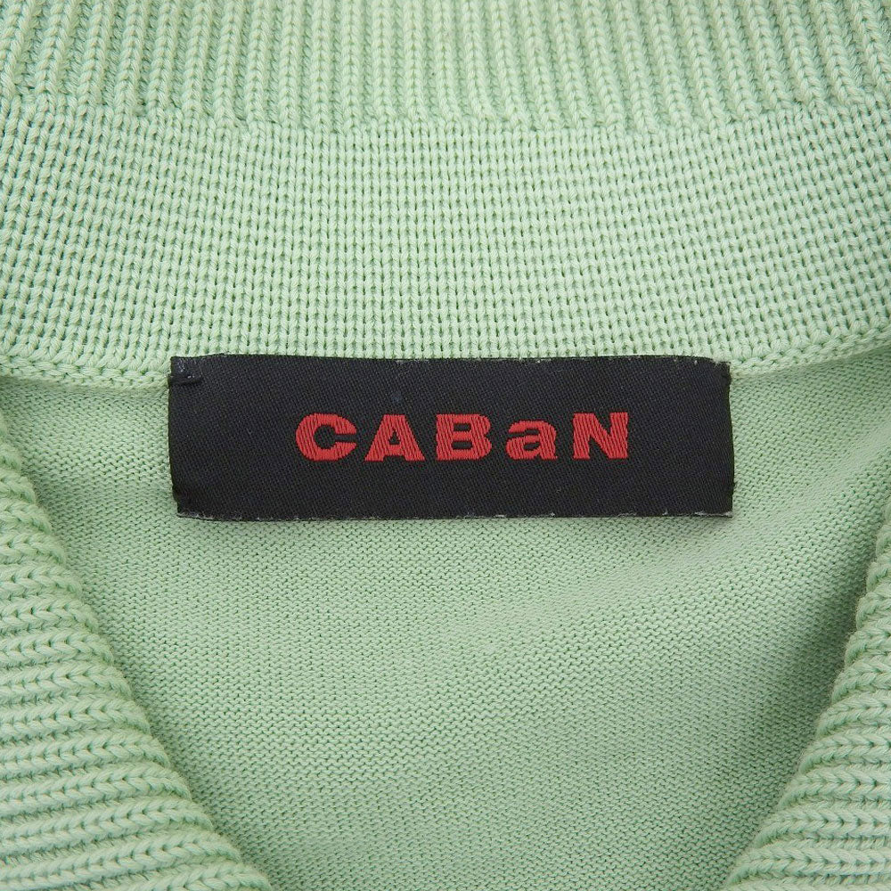 CABaN コットン ニット 長袖 ポロ シャツ